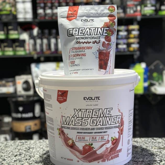 XTREME MASS GAINER EVOLITE 6kg + CREATINE 500g
